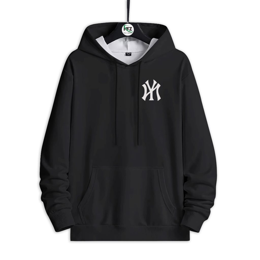[ 16 ] NY New York Yankees Hoodie Sweater Pria Wanita Bigsize Bahan Fleece Lembut Tebal Jaket Distro