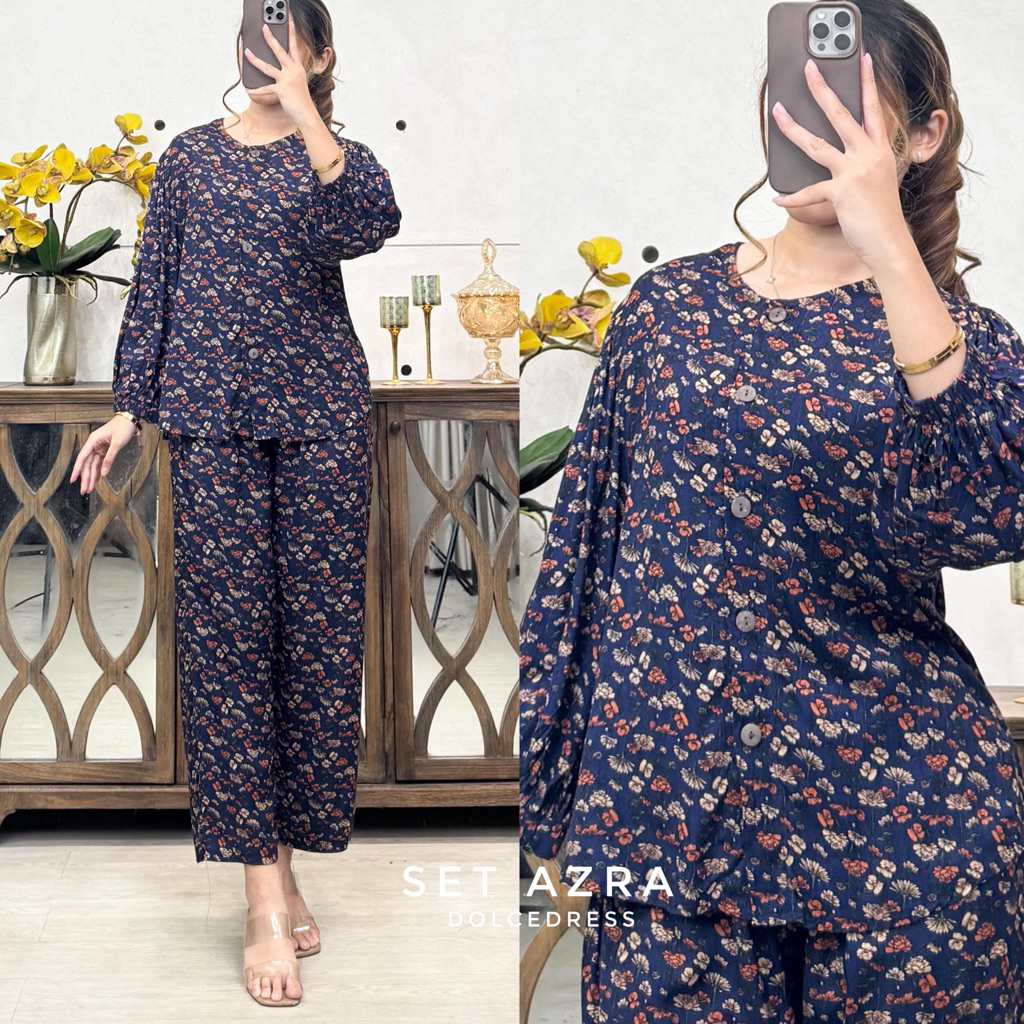 setelan rayon DOLCE DRESS set AZRA