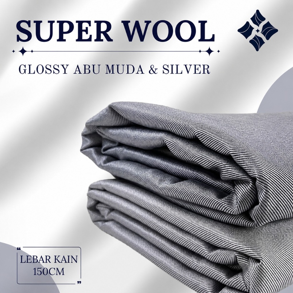 Super wool Cashmere Bahan Mengkilap kain Jas Bahan kain celana Mengkilap