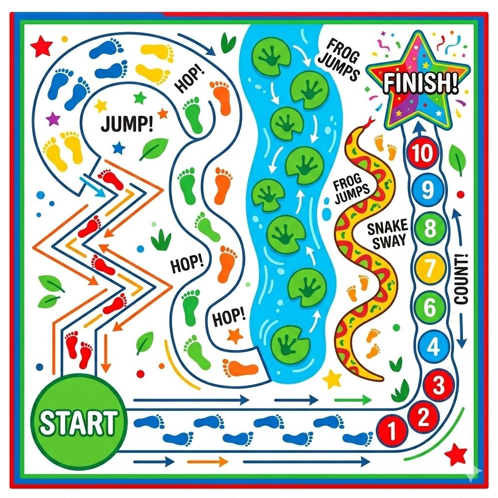 sensory path interactive mat