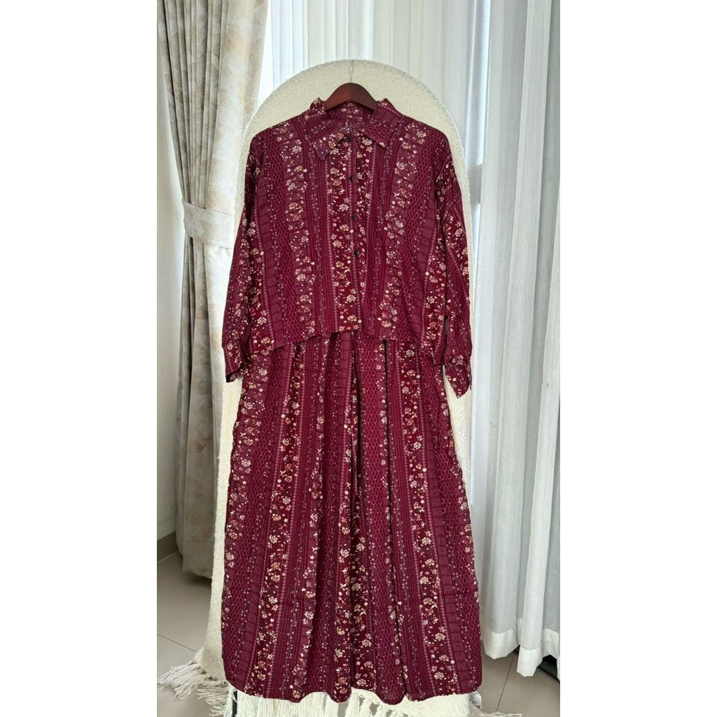 ONESET JUMBO CROP LUNA CELANA KULOT BY PEBYAN
