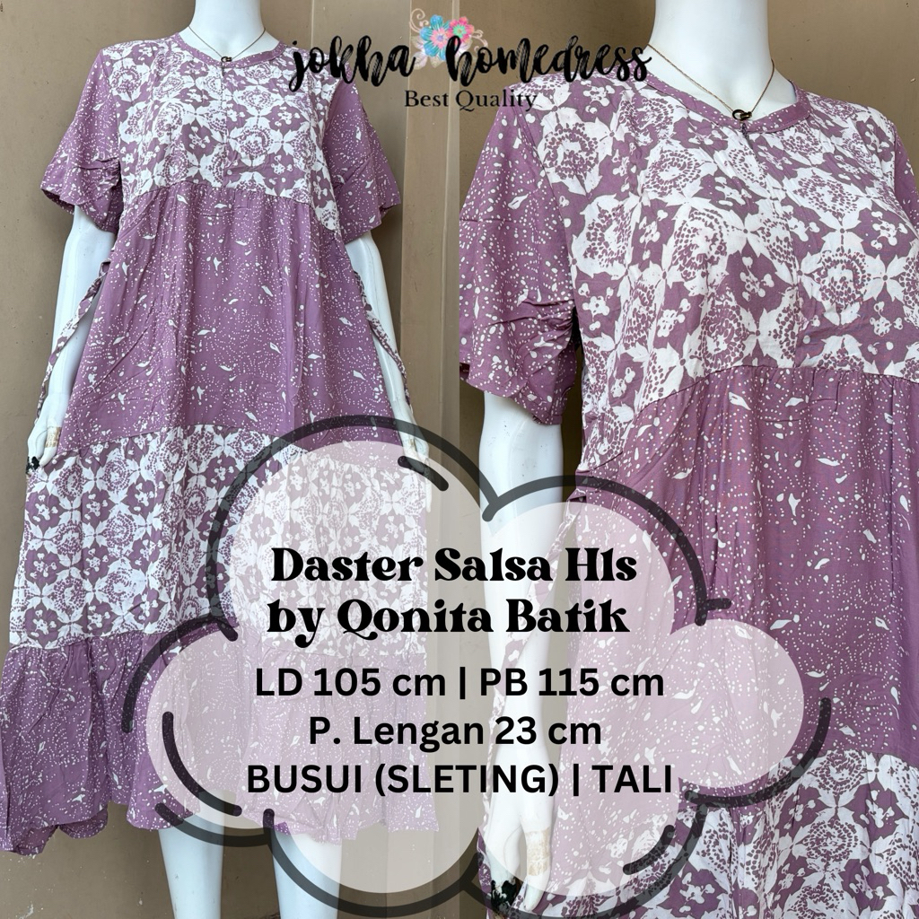 Daster Busui Salsa Susun Hls by Qonita Batik Pekalongan