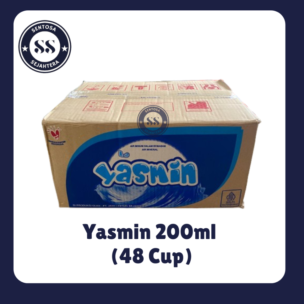 Yasmin Air Mineral Cup 200ml 1 Dus isi 48 pcs [Khusus Instant]