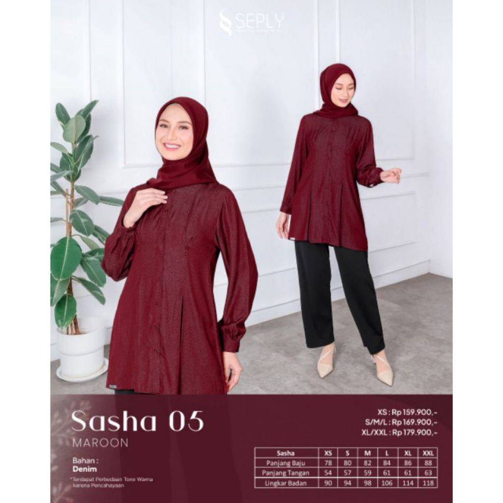 terbaru seply Atasan Daily kekinian Sasha 05,Sasha 07