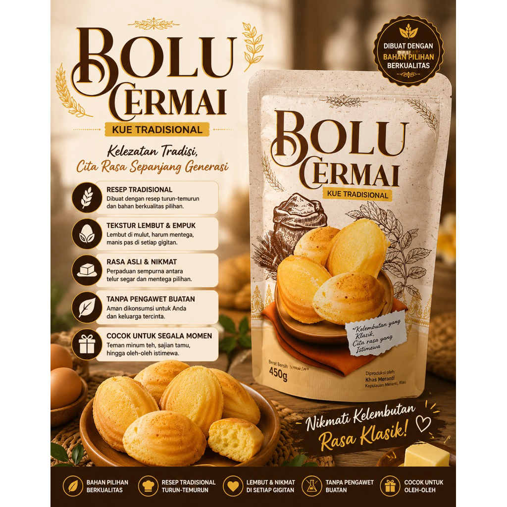 Bolu Cermai 150g