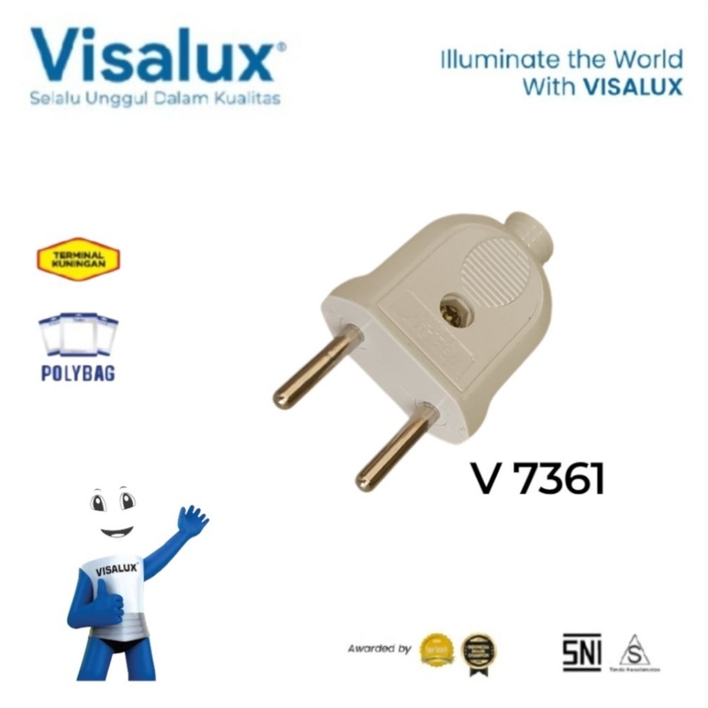Steker Visalux Terminal Kuningan V7361 V7362 V7351 V7365 V7363 V9548 V8822 V8812 V507