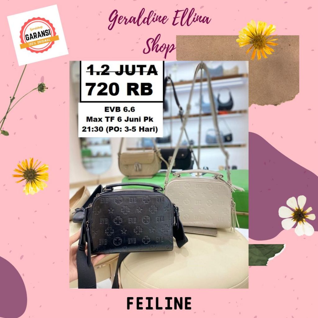 Tas handbag EVB original sale seri FEILINE