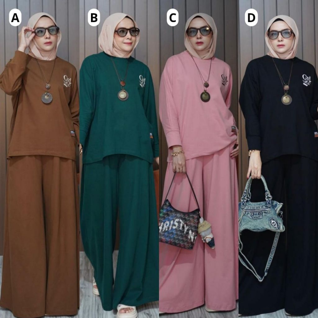 ARRIVAL TOP BATWING KULOT | GYL | COMBED