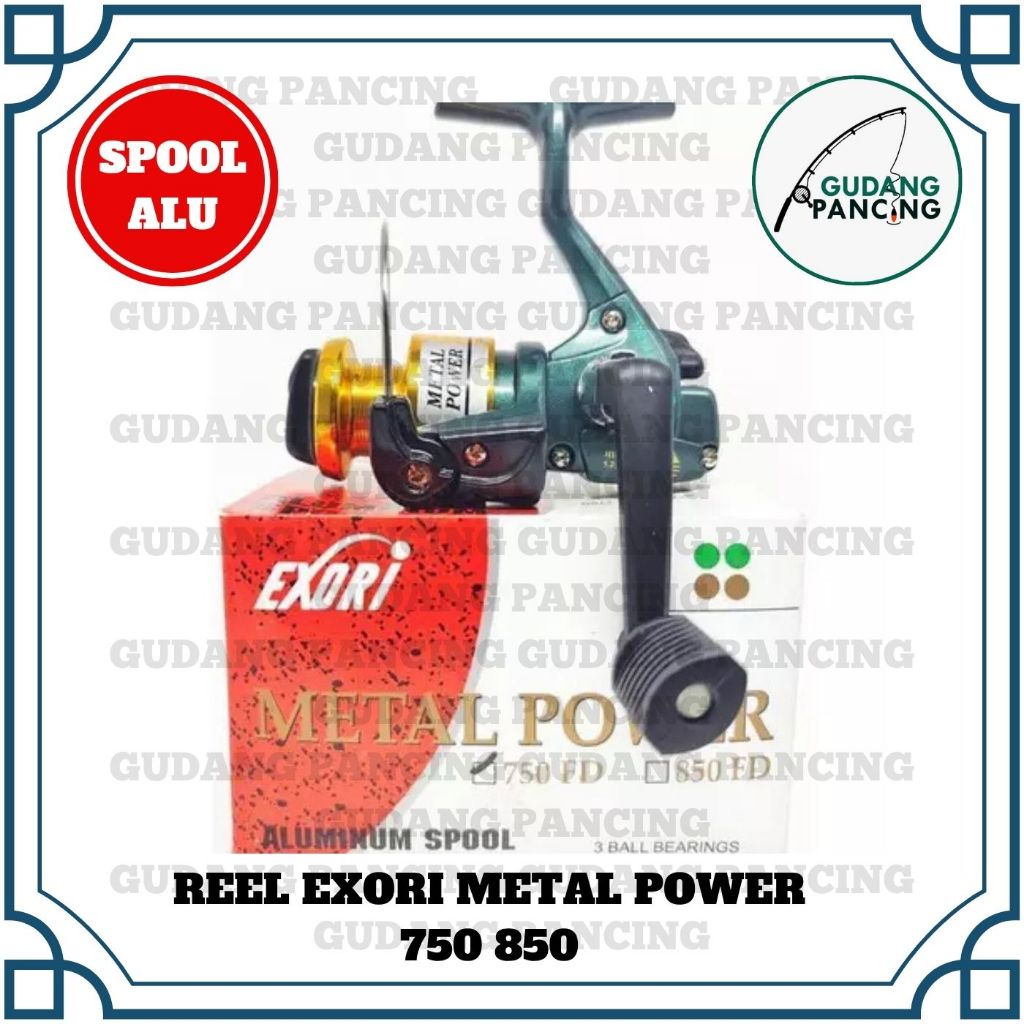 Reel Pancing Exori Metal Power 750 850 FD