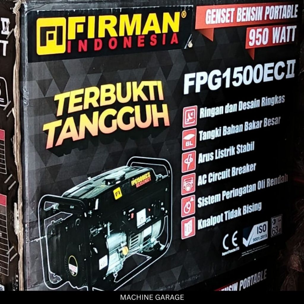 FIRMAN Gasoline Generator ECII Series FPG1500ECII GENSET FIRMAN