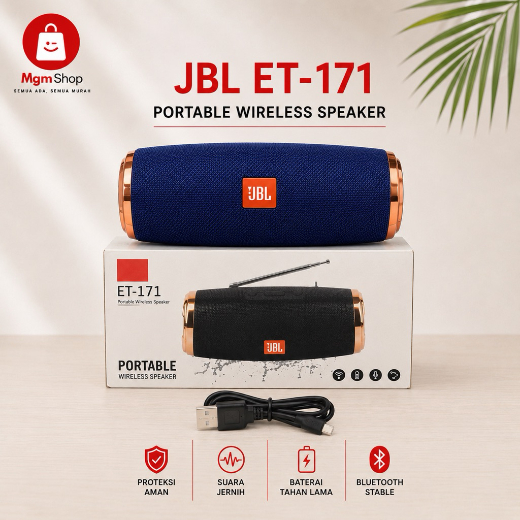 SPEAKER JBL ET-171 WIRELESS PORTABLE SPEAKER