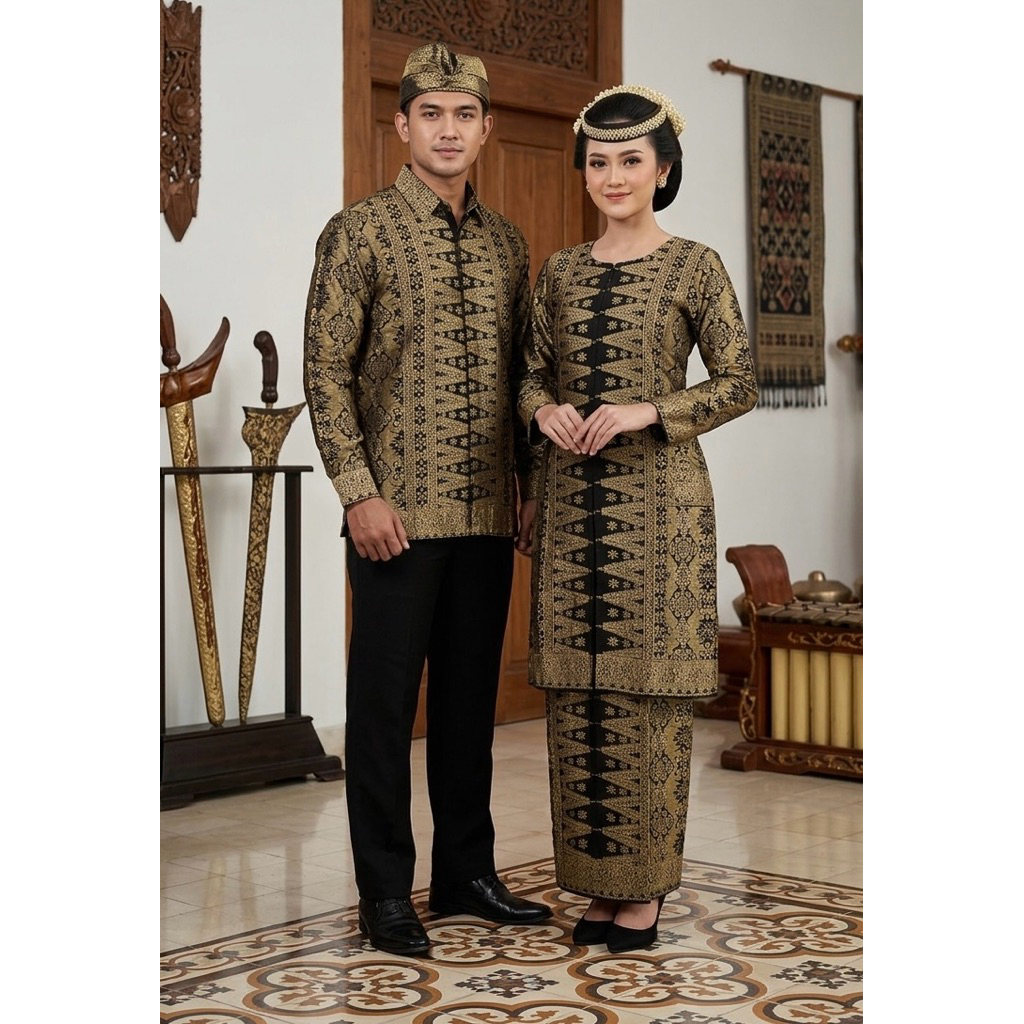 Set Batik Couple Batik Tunik Batik Kemeja Batik Set Rok Batik Busui Gold