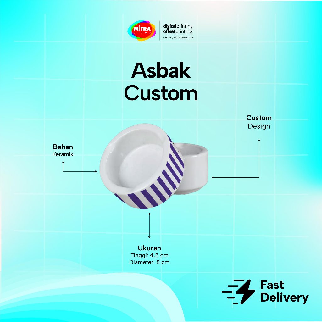 ASBAK CUSTOM | ASBAK LUCU | ASBAK KERAMIK | ASBAK UNIK