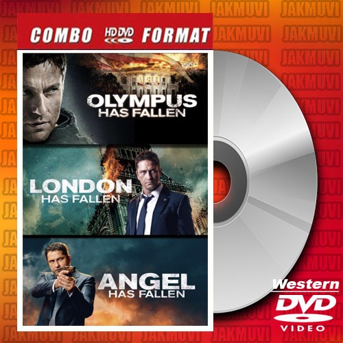 DVD Olympus Has Fallen, London Has Fallen, Angel Has Fallen (Variasi)