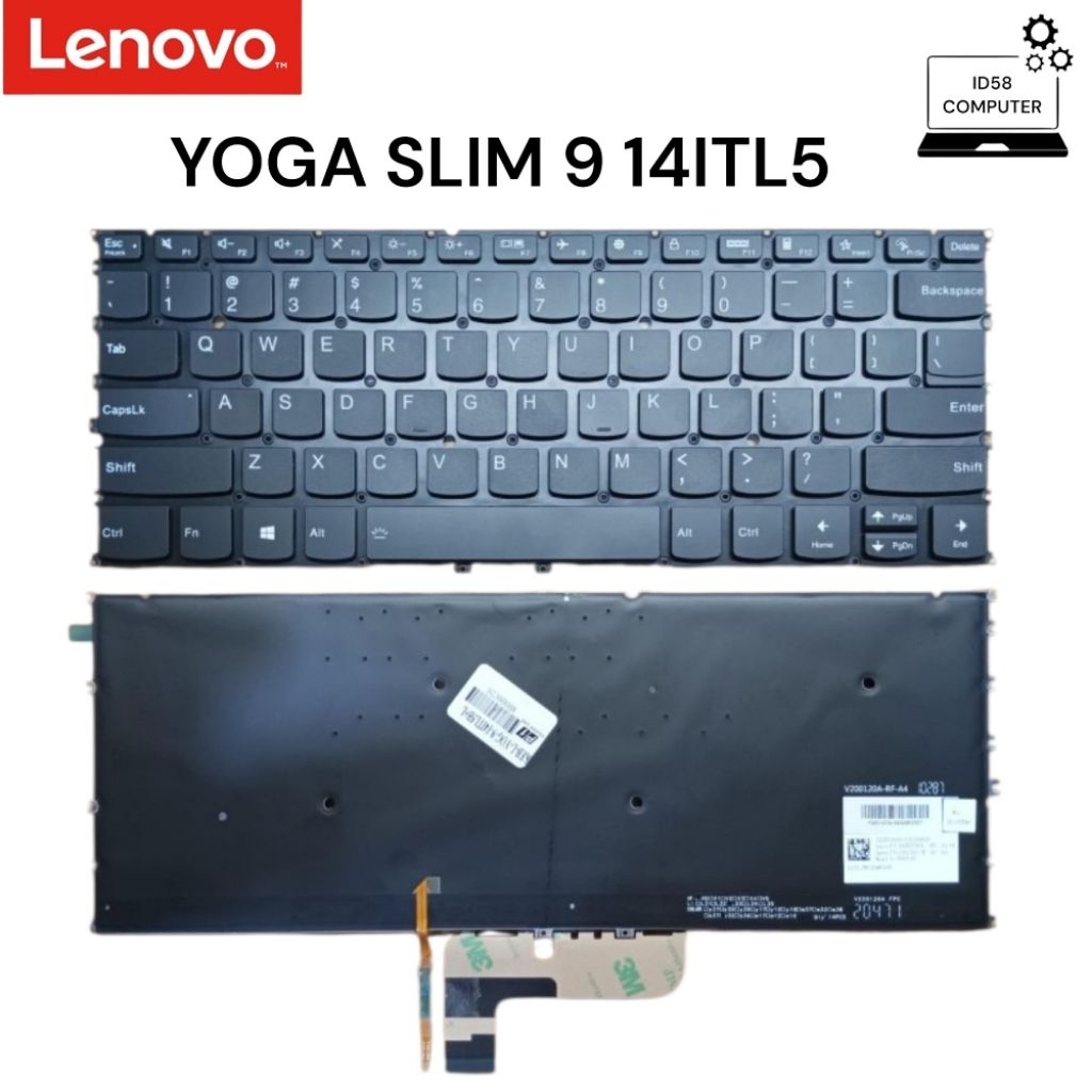KEYBOARD IDEAPAD YOGA 9 14ITL5 BACKLIGHT HITAM