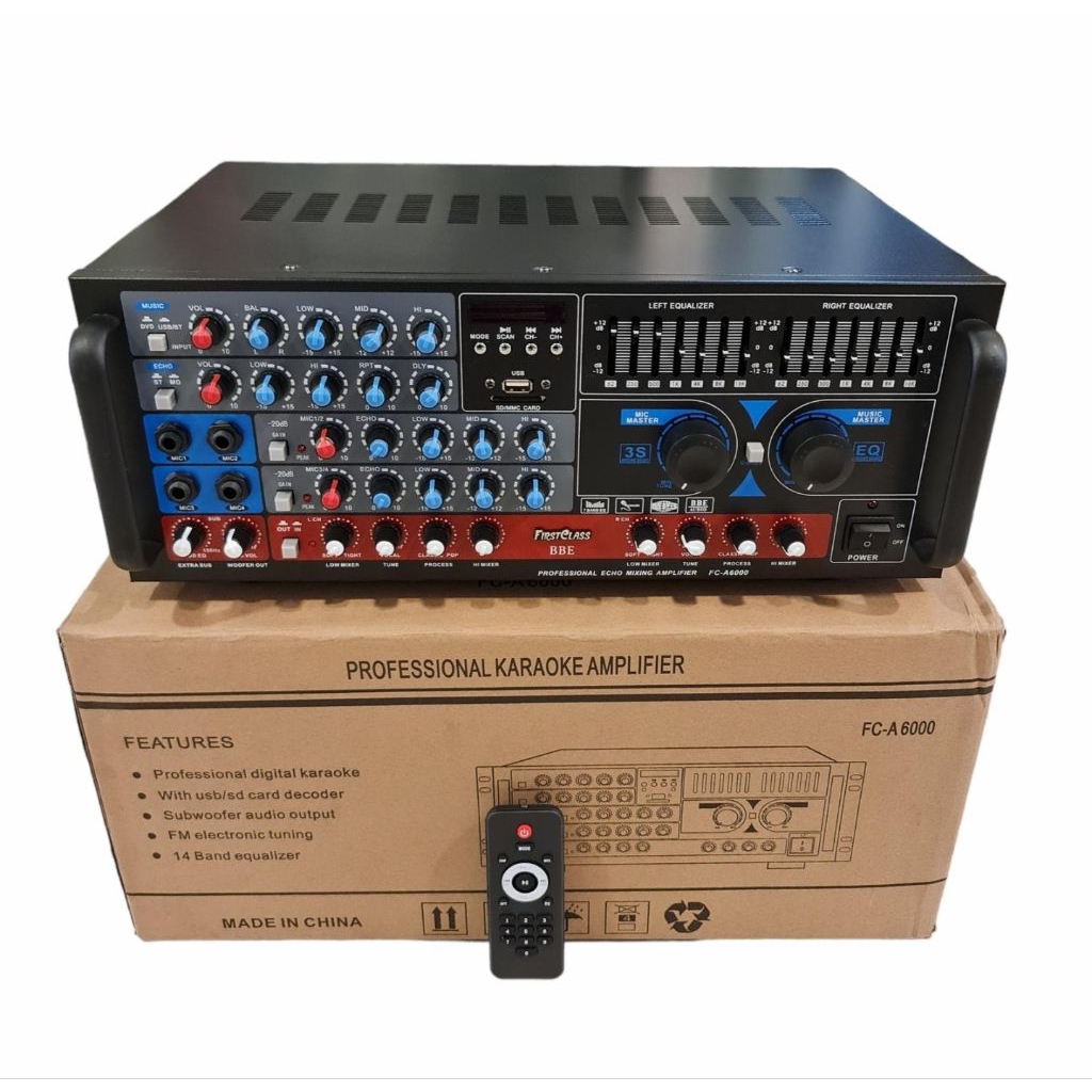 FIRSTCLASS FC-A 6000 AMPLIFIER KARAOKE FIRSTCLASS FCA6000