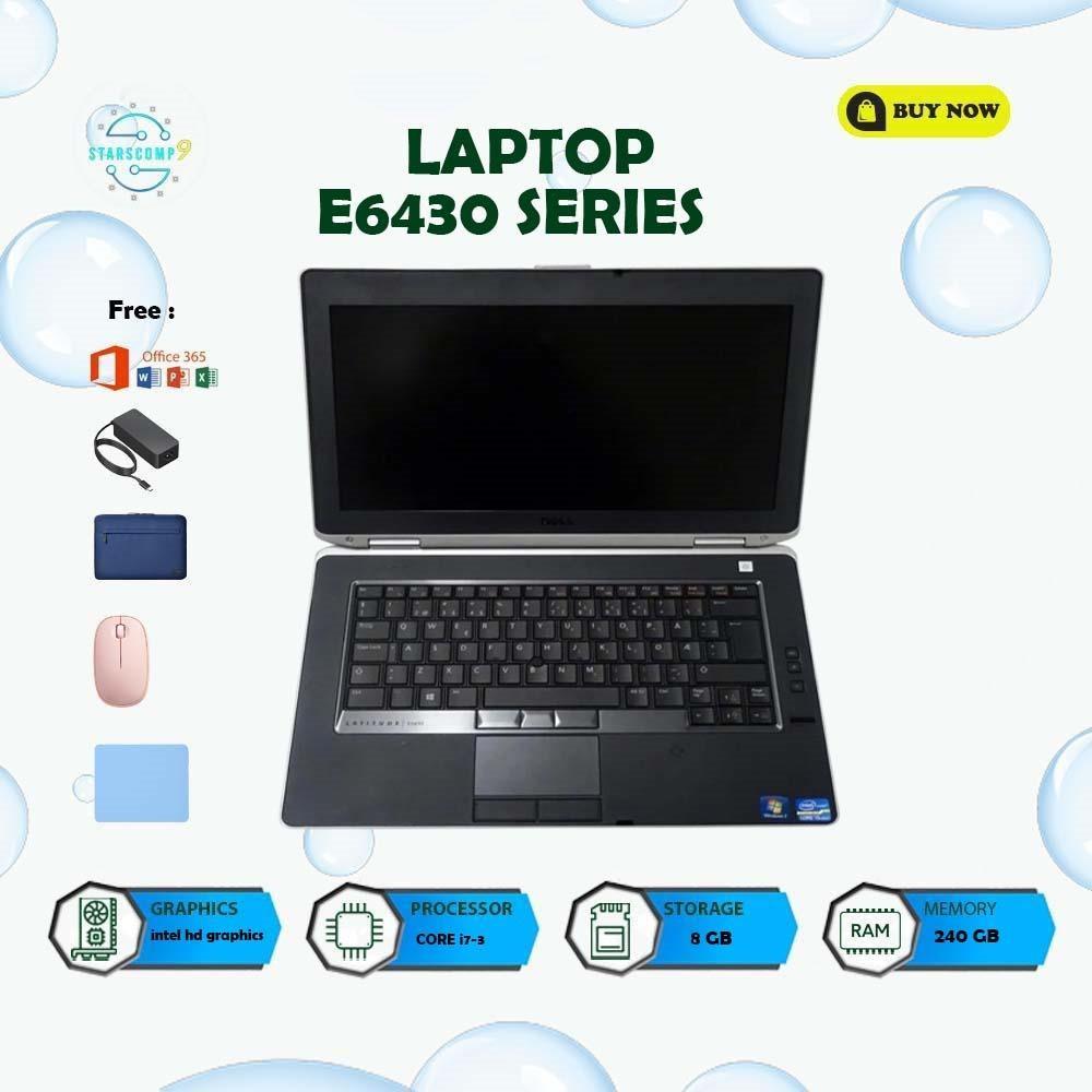 LAPTOP DELL E-6430 ATG SERIES C i7 gen 3 RAM 8GB SSD 240GB Audio Charger