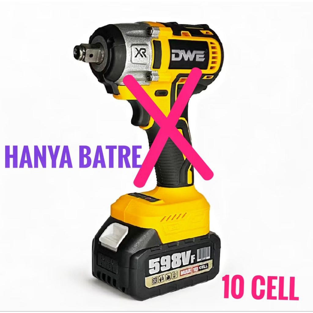 PROMO.... 598VF BATERAI BOR CORDLESS BATERAI BOR IMPACT BATERAI GERINDA CORDLESS BATERAI