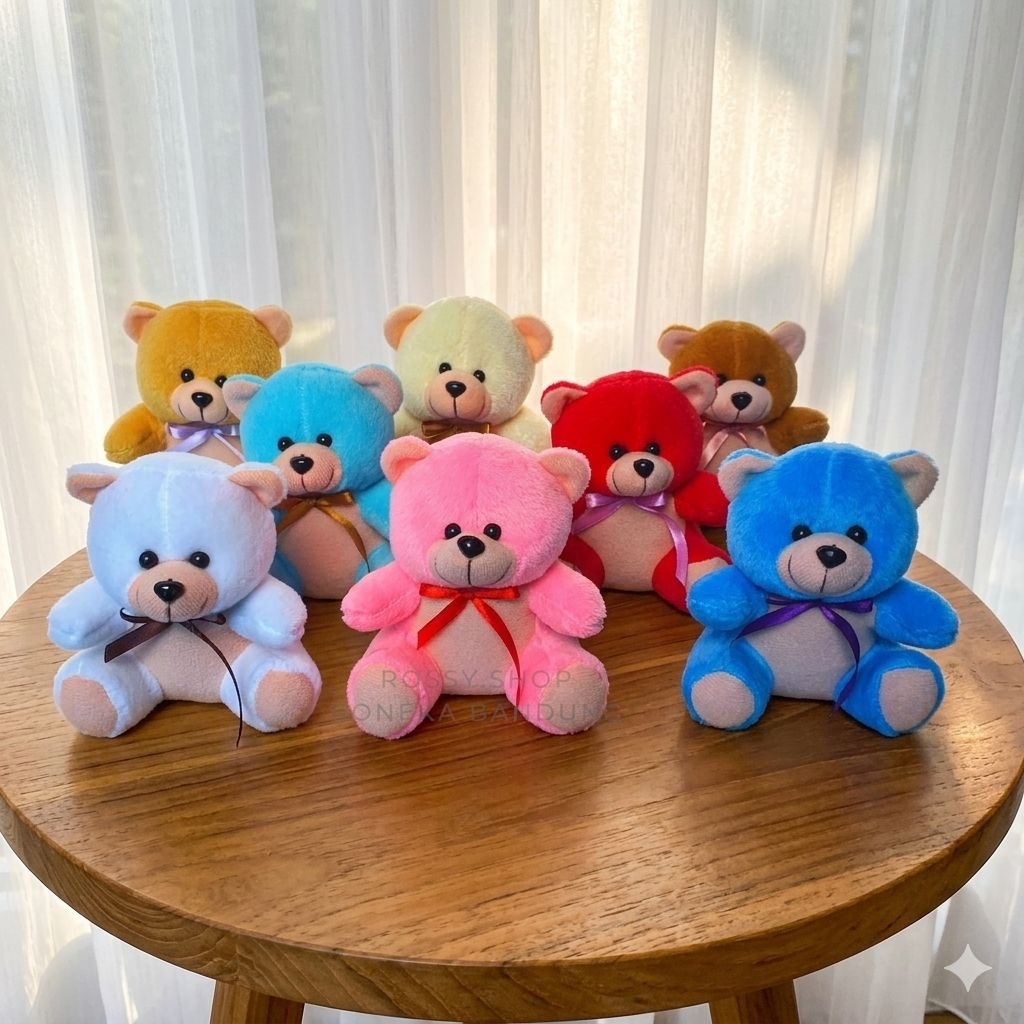 Boneka bear mini ukuran -+ 13 cm | Boneka bear wisuda | Boneka bear buket | Boneka bear mini