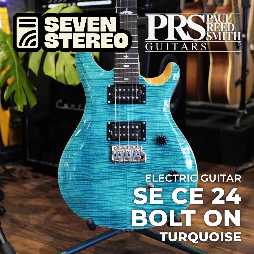 PRS SE CE24 Bolt-on Turquoise Electric Guitar - PRS SE CE 24 Electric Guitar