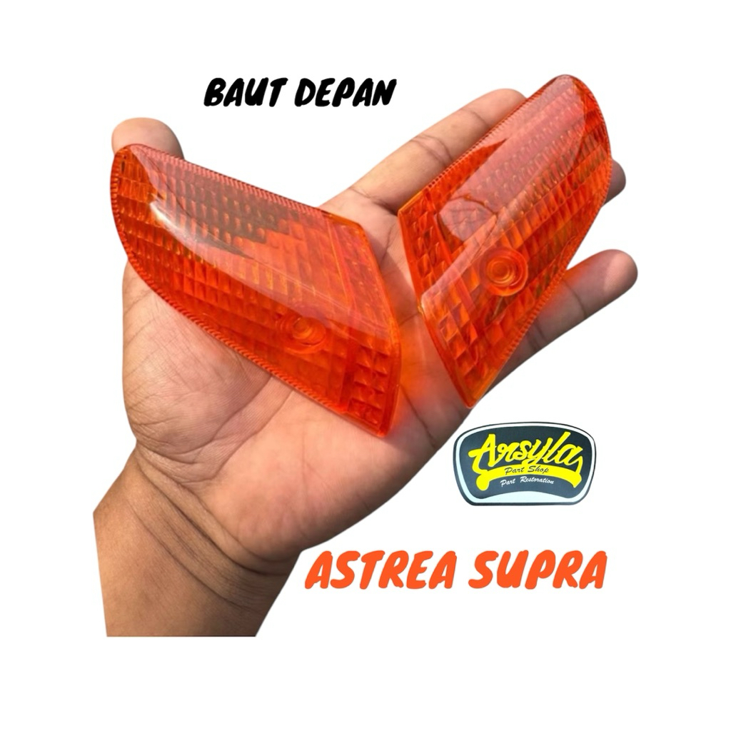 Mika Lampu Sein Sen Depan Honda Supra X 100 Astrea supra Lama kuning