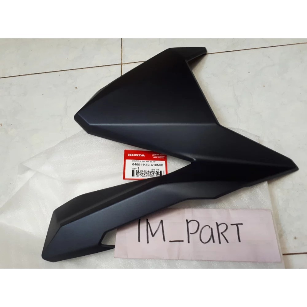 [INSTANT SAMEDAY] 64601-K59-A10MIB Tebeng Cover Sayap Kiri Vario 125 150 LED Biru Matte Dof