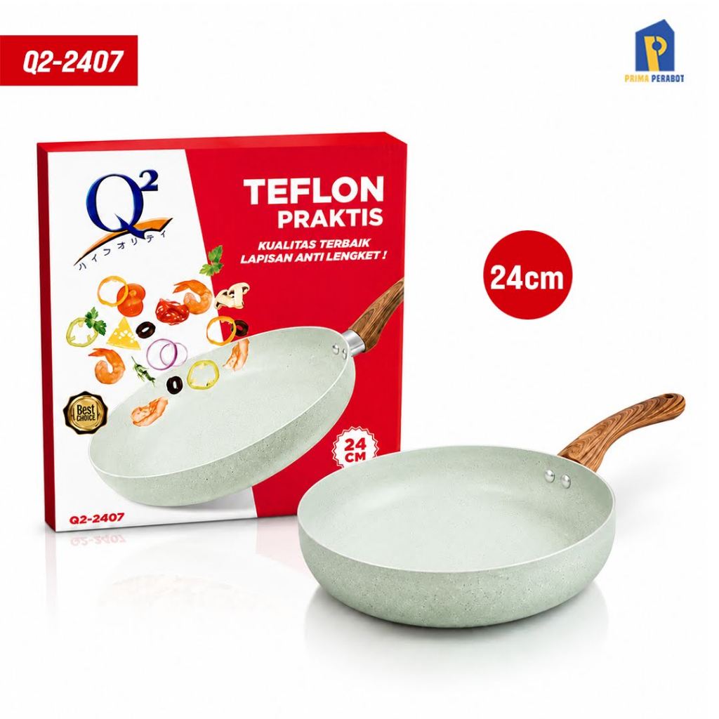 FryPan 24 cm Wajan Teflon Anti Lengket Q2