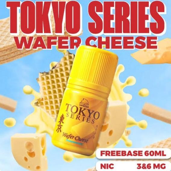Liquid Freebase Tokyo Wafer Cheese 3MG 6MG - 60ML by Vapezoo