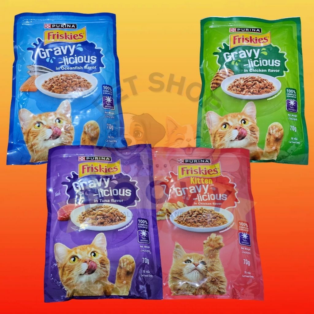 FRISKIES POUCH 70 GRAM MAKANAN KUCING BASAH SACHET FRISKIES 70GR KITTEN FRISKIES ADULT