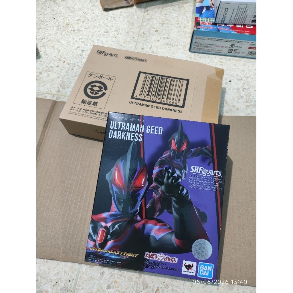 Shf Ultraman Geed Darkness Geed Dark Original