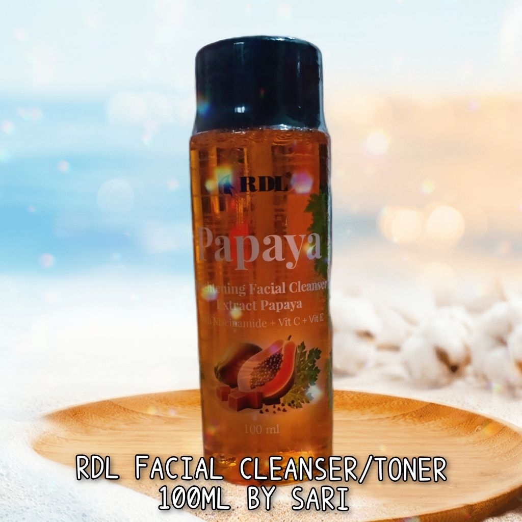 RDL PAPAYA FACIAL CLEANSER/TONER 100ML BY SARI