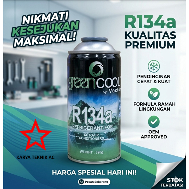 REFRIGERANT R 134 A GREEN COOL R134A