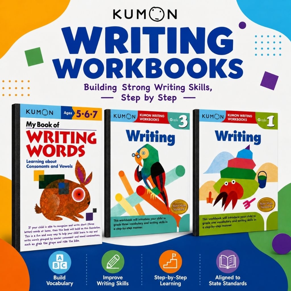 Kumon Writing Workbook Edition Lengkap