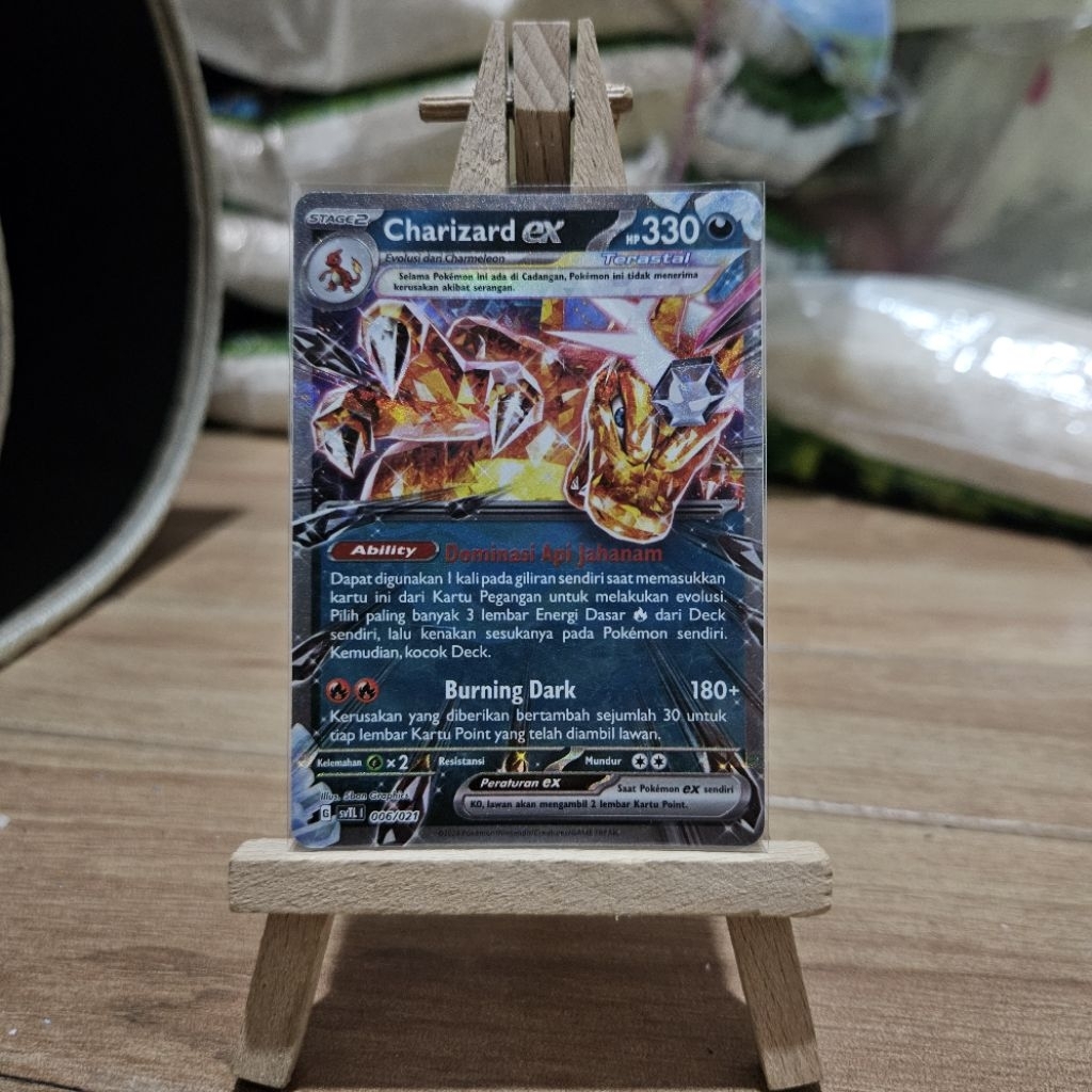 Charizard EX Terastal 006/021 svTL Deck Taktik Charizard Pokemon TCG Indonesia