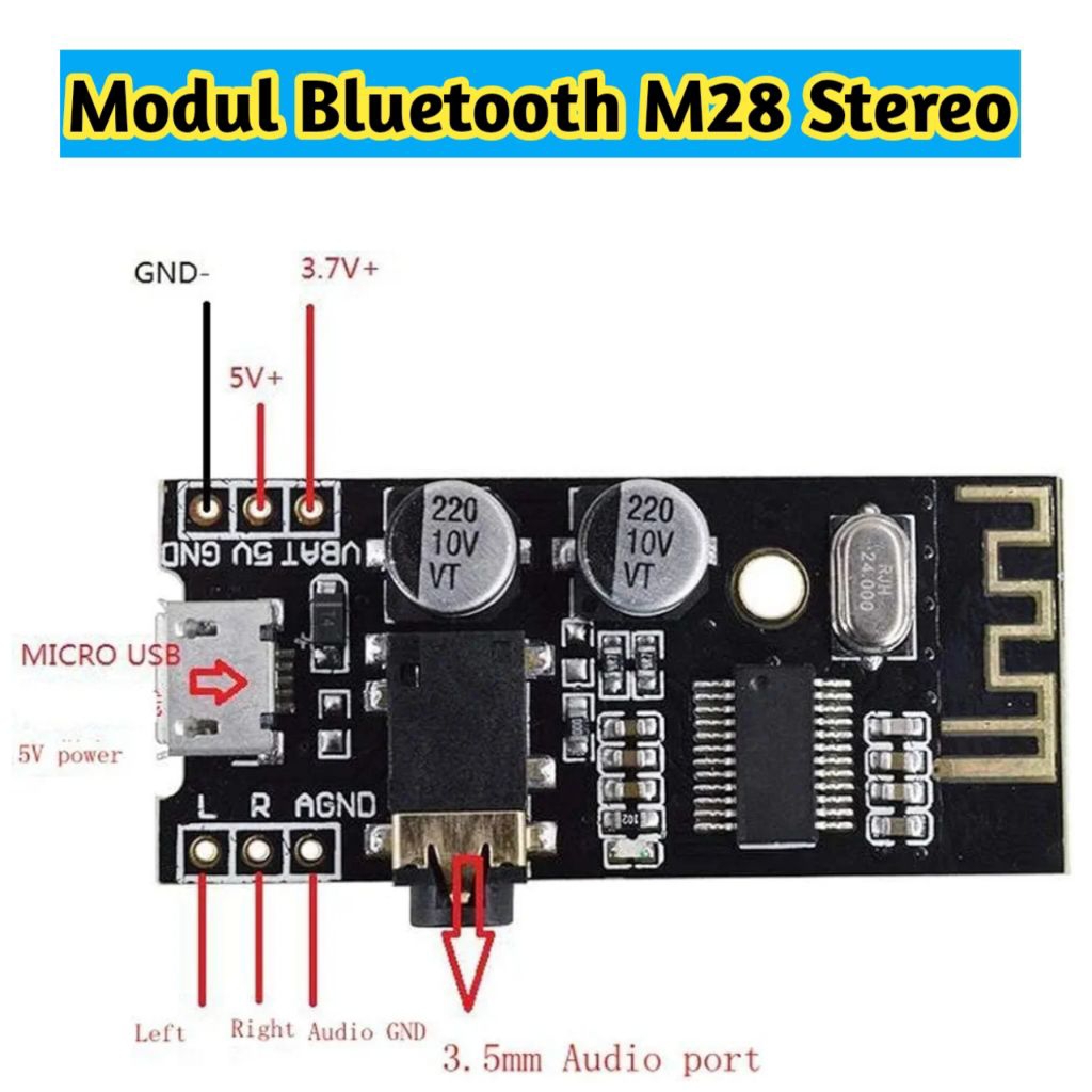 Modul Bluetooth M28 Stereo