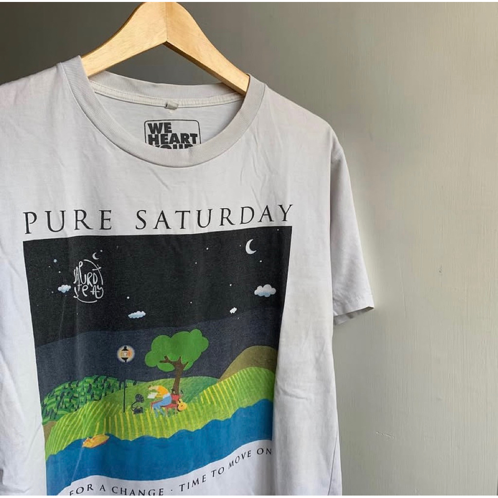 WTS: Kaos Tshirt Band Pure Saturday "Album" Official Merch 100%