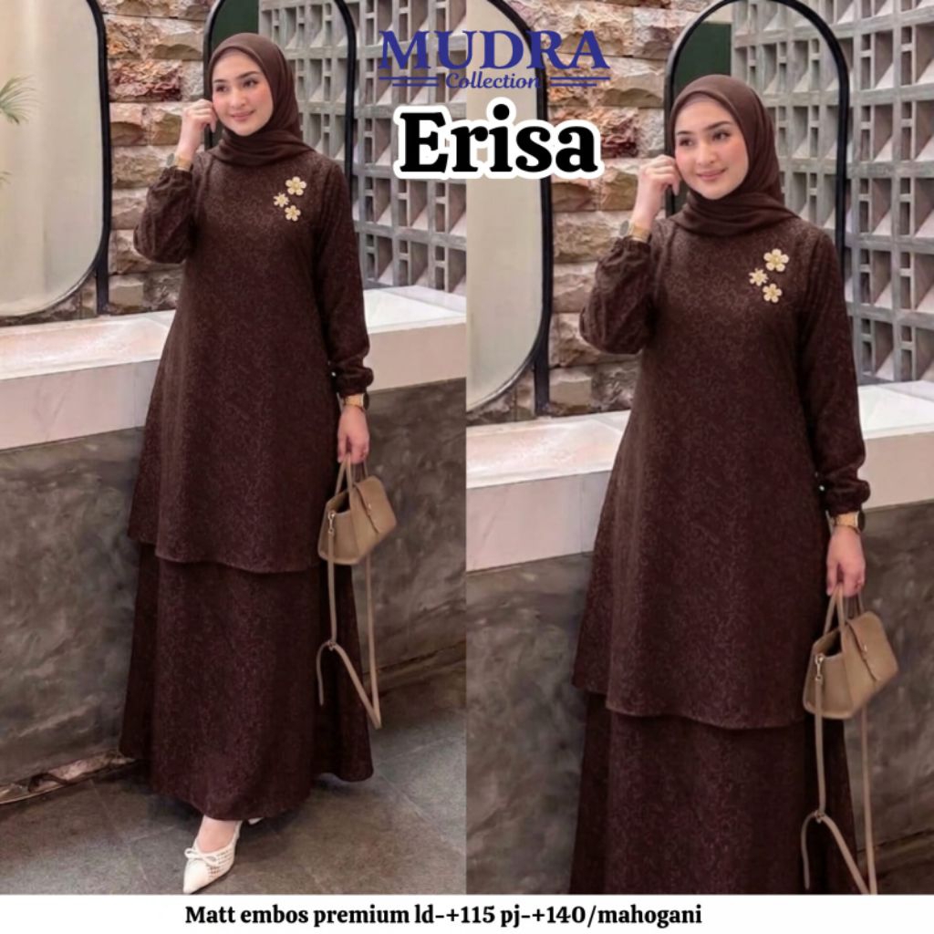 Gamis Mudra Collection / Gamis Terbaru / Gamis Wanita / Gamis Premium / Safara / Erisa / Mudra Hijab