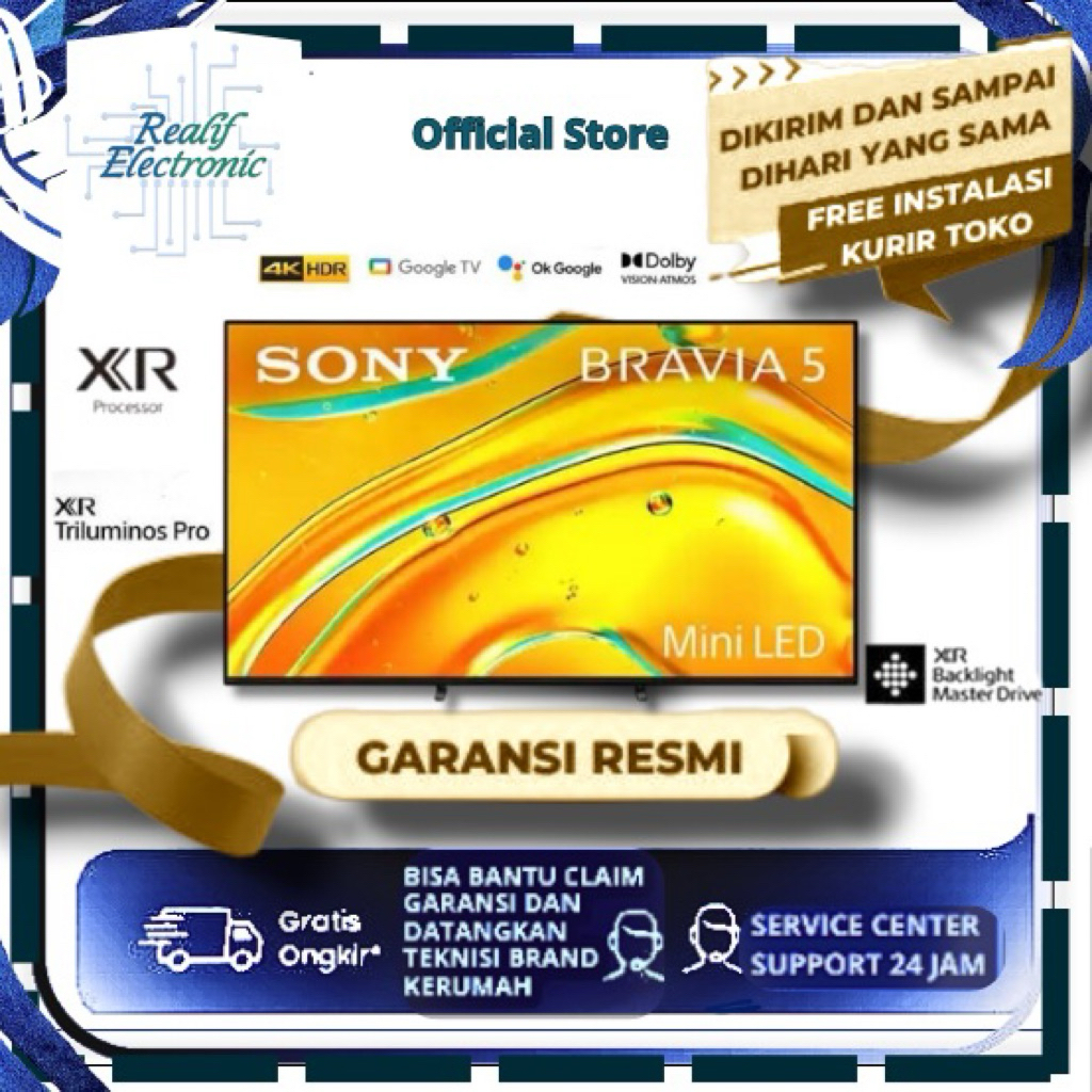 Sony K 55XR50 Android Tv 55 Inch Mini Led 4K120Hz SONY K55XR50 SONY K 55XR 50