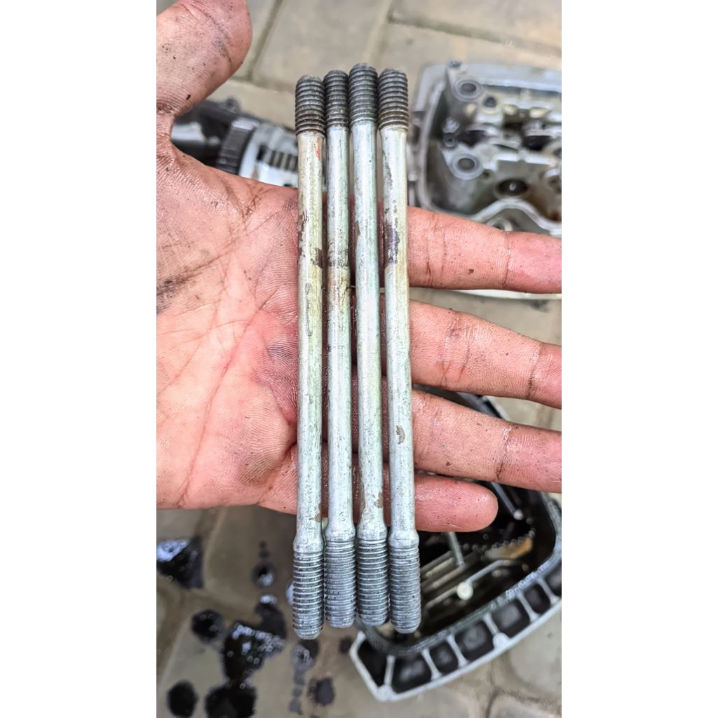 Baut Sunduk Ancer Megapro Mono Original Copotan Kop Head