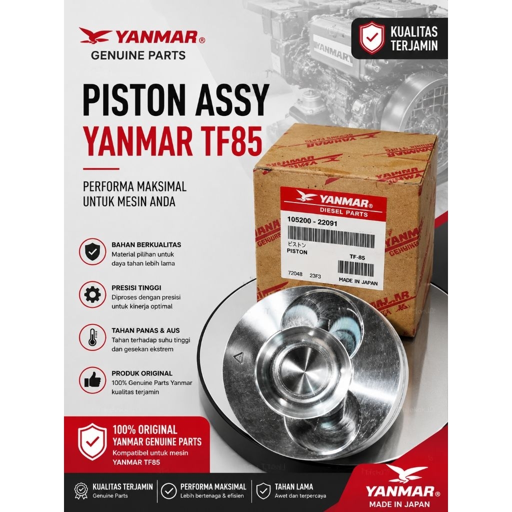 piston Assy Yanmar tf85/Seker Yanmar tf85