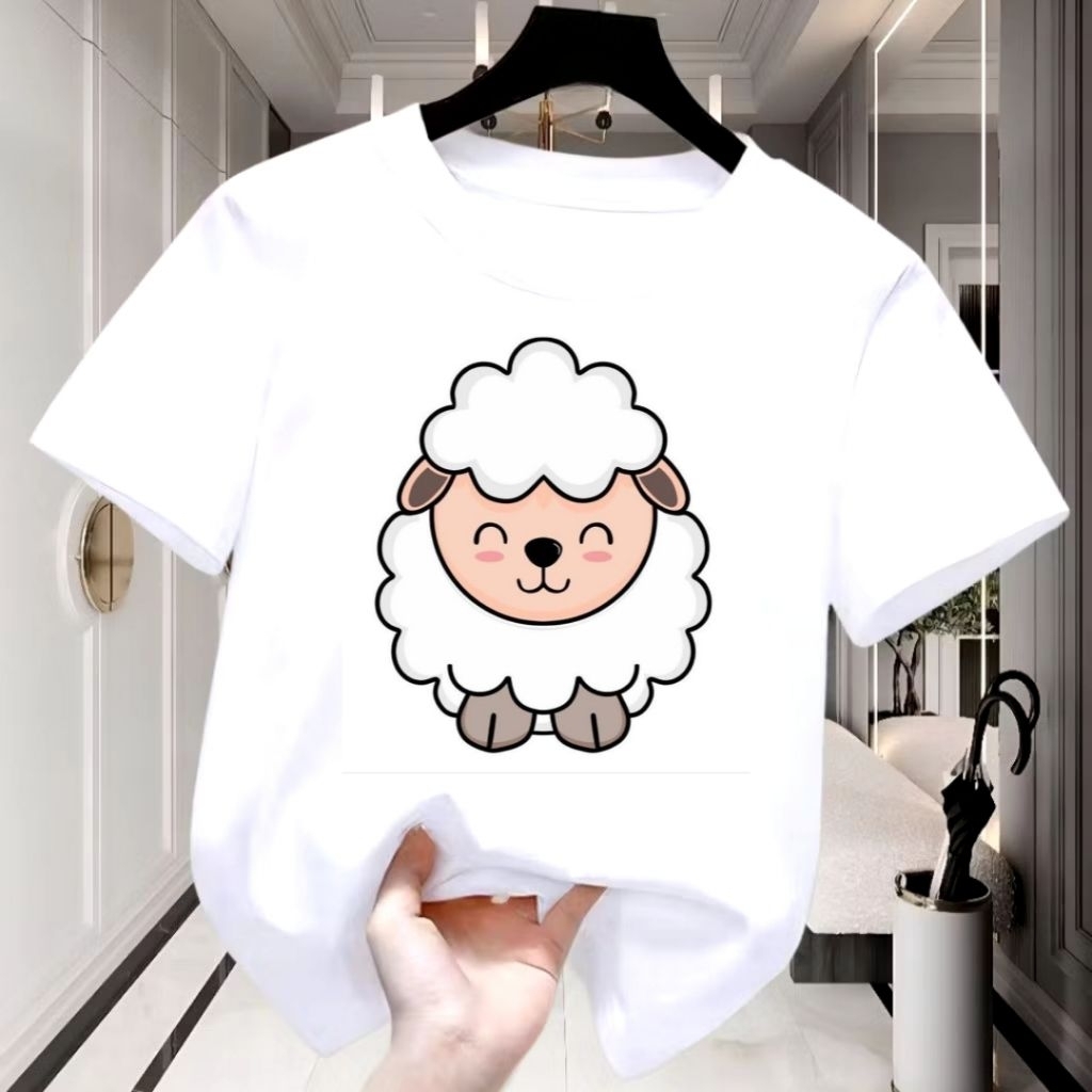 STARKIDS_99/Baju kaos paskah anak anak sekolah minggu kristen Anak Domba2 Ukuran anak anak Dan Dewas