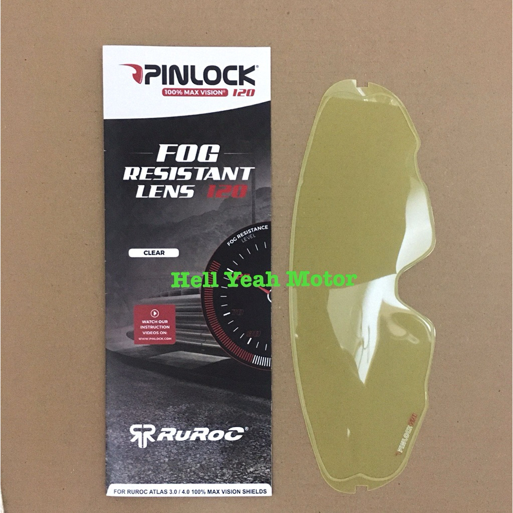 Antifog Anti Embun 120 Ruroc Atlas 3.0 Atlas 4.0 Visor Ruroc Atlas