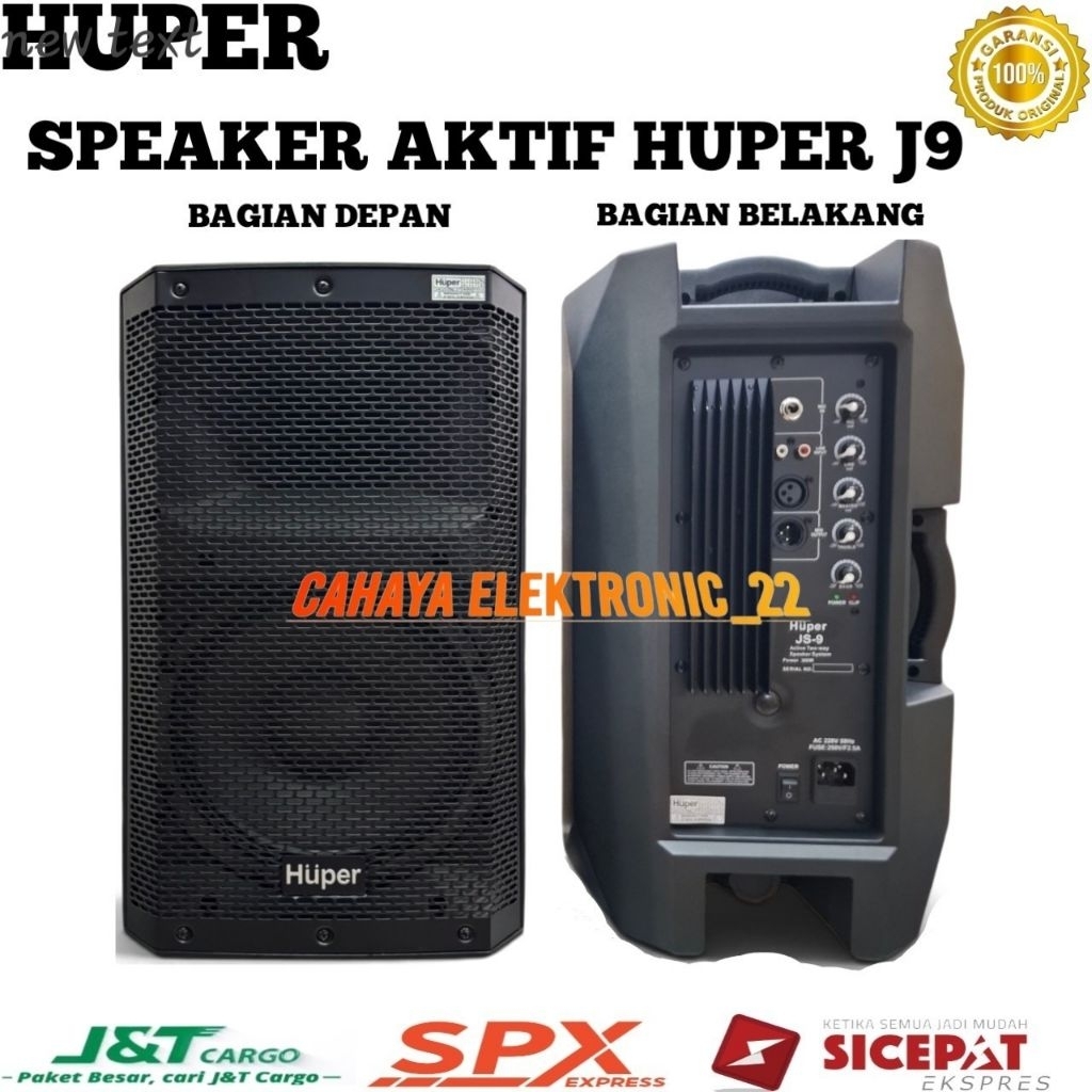 Speaker Aktif Huper JS 9 Original 10 inch Active HUPER JS9