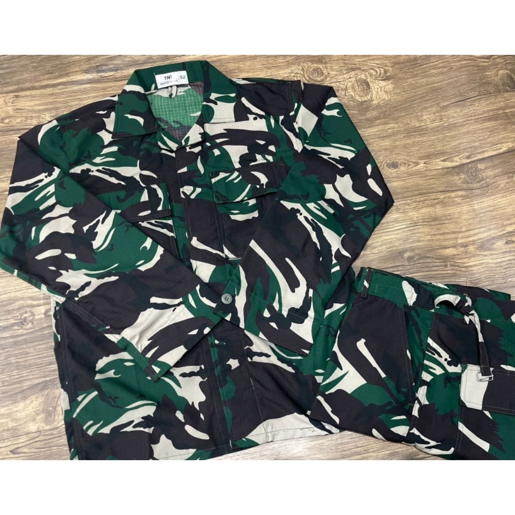 Baju PDL TNI Panca Gelap Loreng Malvinas