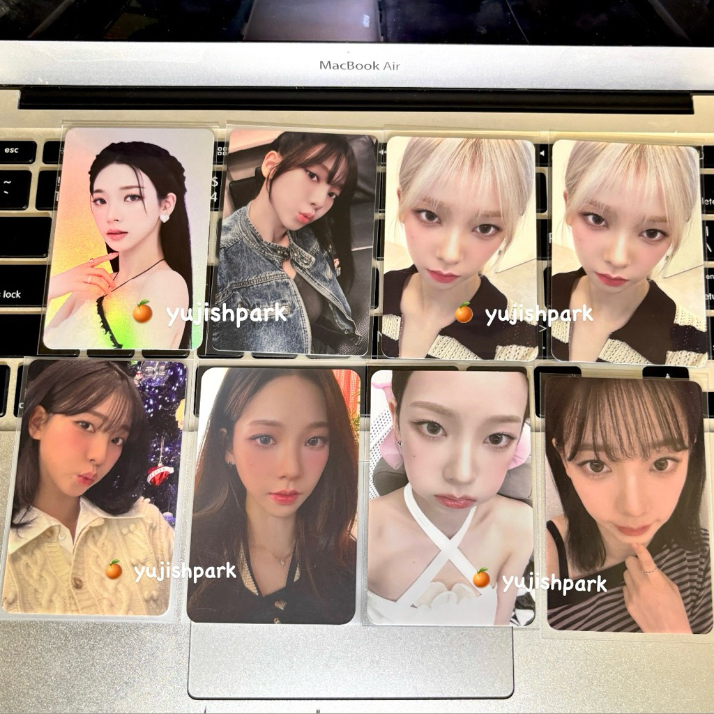 [READY STOCK] AESPA OFFICIAL PHOTOCARD PC KARINA SMCU MAGNET QQ WHIPLASH B4 4 STARS DENIM TC TRADING