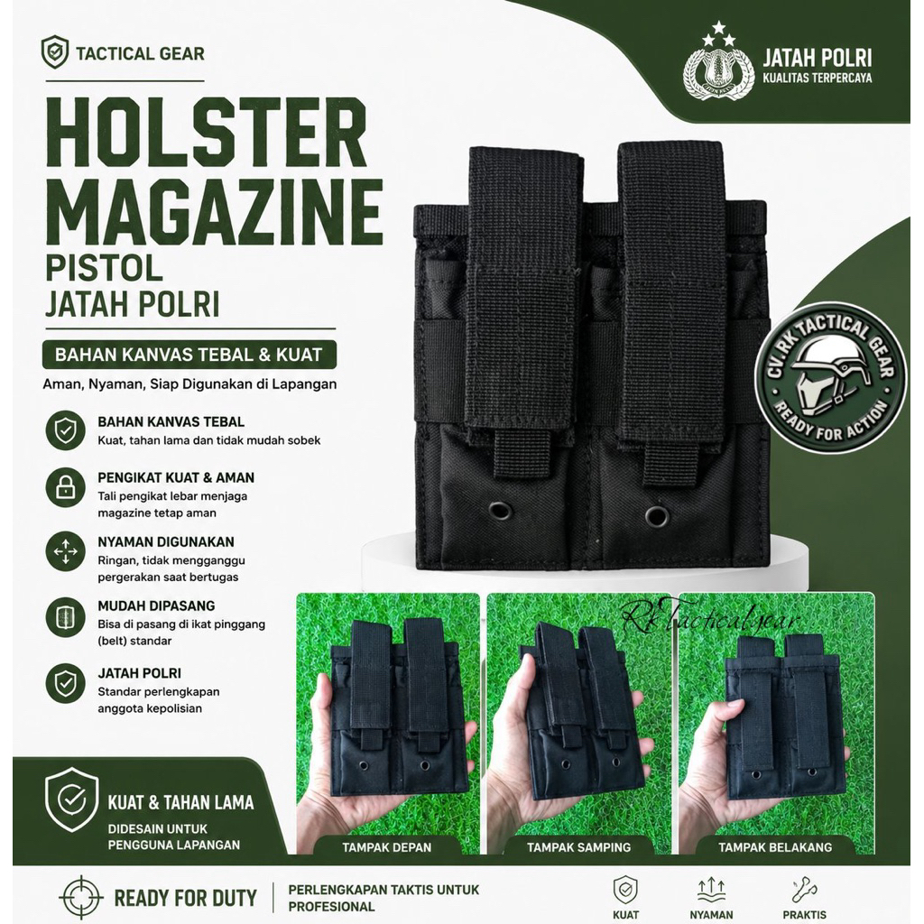 HOLSTER MAGAZINE GLOK 17,19,22,23, SIGSAUER P226/229, HS & USP G2 ELIT