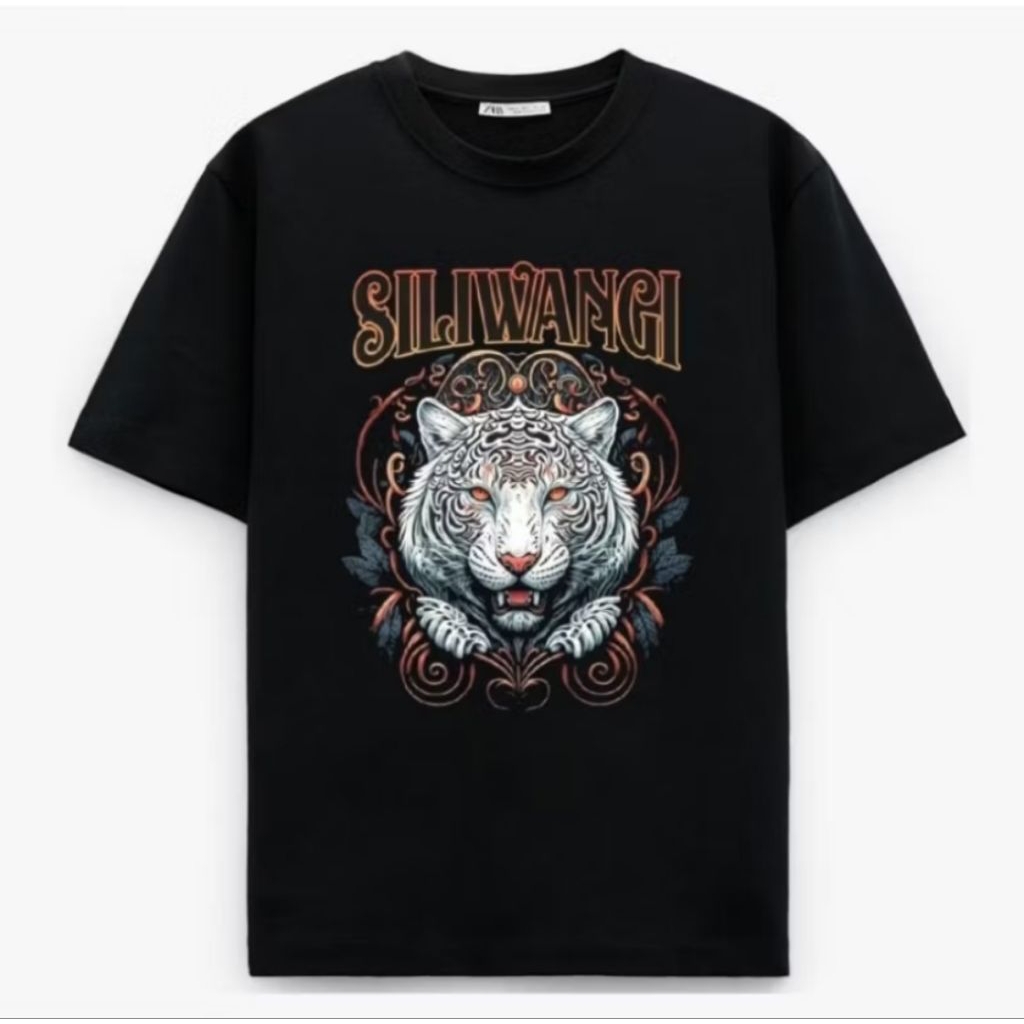 Kaos Siliwangi Macan Putih Dtf Print