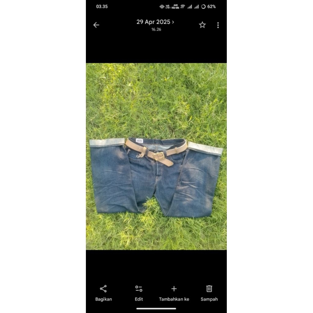 Celana denim salvadge earthygenova
