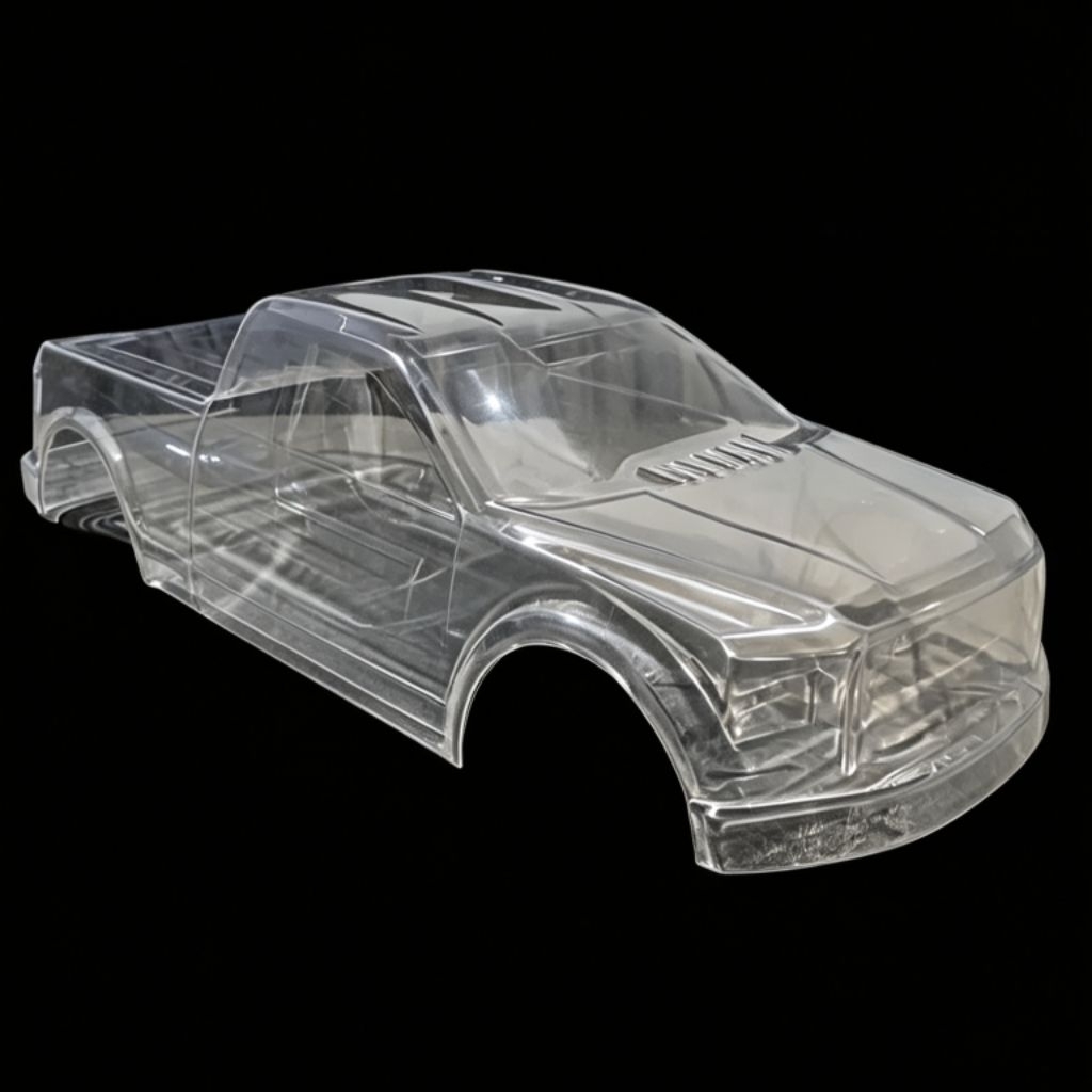 Body Clear Rc MT Ford Raptor 1/8 hand Made Bahan PVC 1mm