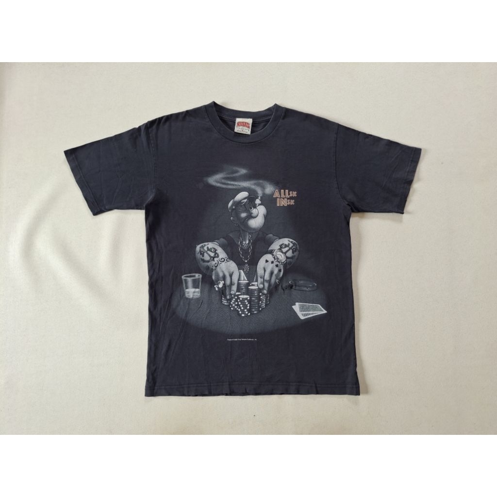 TSHIRT KAOS VINTAGE POPEYE TAHUN 2005 TAG MICHAEL